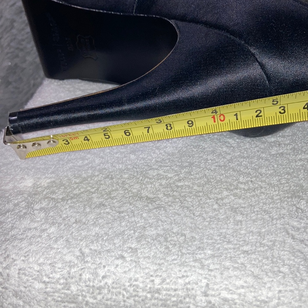 White House Black Market Matilda Sparkle Heels Size 9.5 - Picture 12 of 13